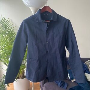 NWT Sarah Pacini Midnight Blue Shirt Jacket